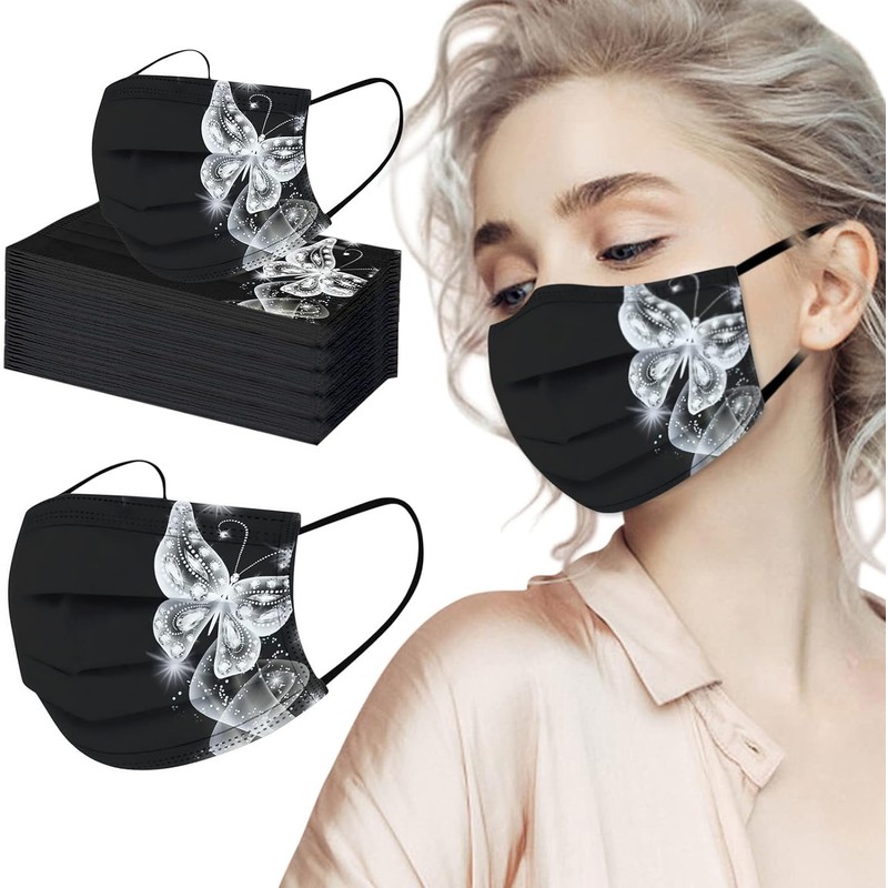 Mascarillas desechables 3 capas para mujer – 50 unidades cómodas