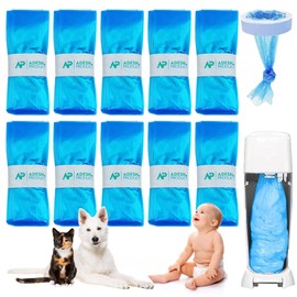 Nappy Bin Refill Bags – 10 Pack, 9m Each, Universal Fit – Compatible with Tommee Tippee & Angelcare, Blue LEPE Material, Odour Control