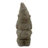 Garden Gnome with Bucket: Solid Durable Stone Statue with Vintage