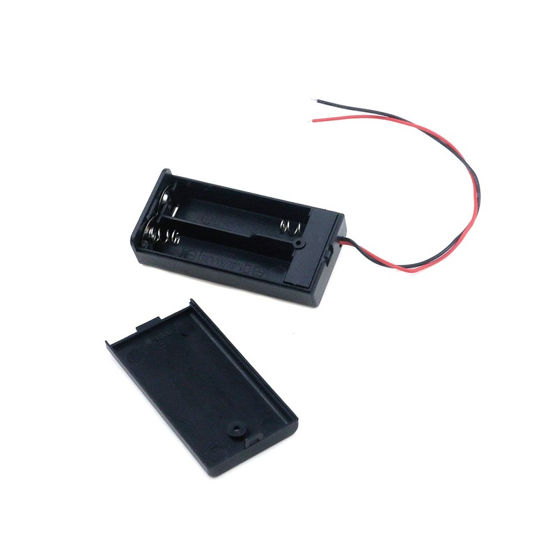 Semetall 12 Pack 2 X 1.5V AA Battery Holder Case