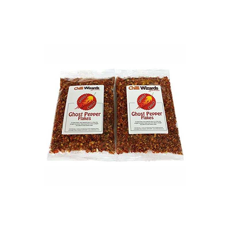 Ghost Pepper Chilli Flakes (Naga Jolokia) 100g