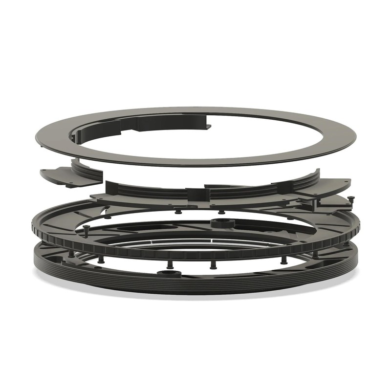 H&Y Step Up Ring REVORING 52-72mm Red Leveling Filter Diameter