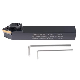 Accusize Industrial Tools 5/8'' Shank by 4-1/2'' Oal Mtenn-10-3B Toolholder, Including 1 Tnmg33 Insert, 2313-5014