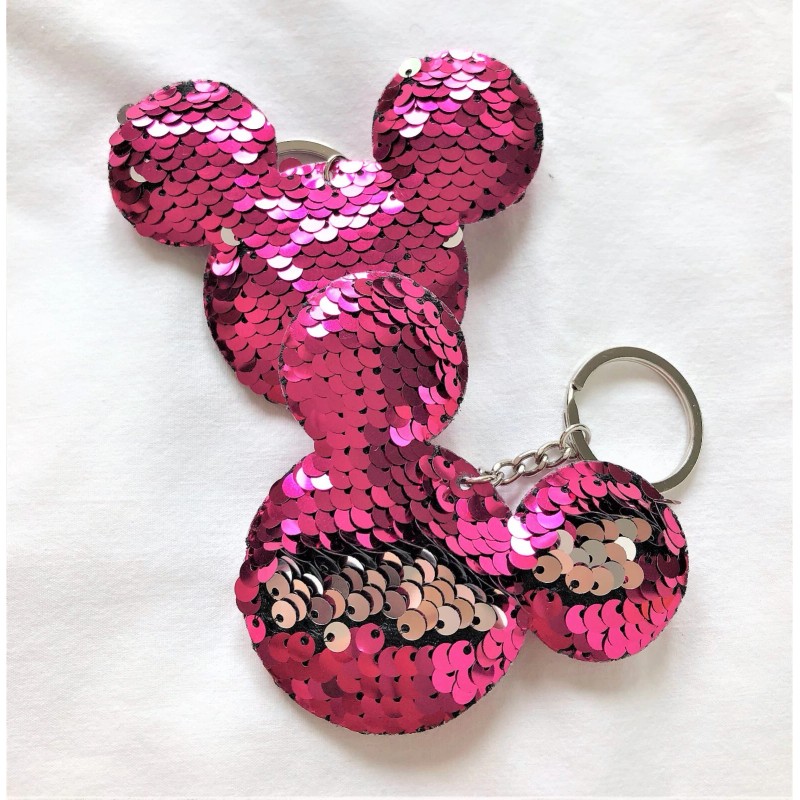 itisyours 12 pc Mickey Sparkly BLINK Plush Reversible Sequin 3"