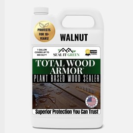 Seal It Green® Extreme Total Wood Walnut is A Plant Based, Non-Toxic Wood Sealer That Helps Protect All Wood Types from Water Damage, Cupping, Cracking and The Sun. Protection Lasts 15+ Years.