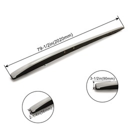 KUAFU Roof Rack Side Rail Compatible with 2016-2022 Honda Pilot 165 LBS Roof Rails Luggage Rooftop Cargo Carrier 2 Pcs - Silvery