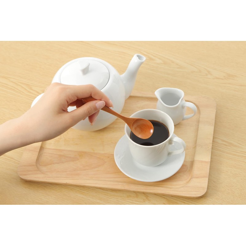 kicoriya Set of 2 Natural Wood Cafe Teaspoon Japanese Quality