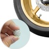 4 Pack Bling Dust Caps, Sparkling White Handmade Crystal Diamond