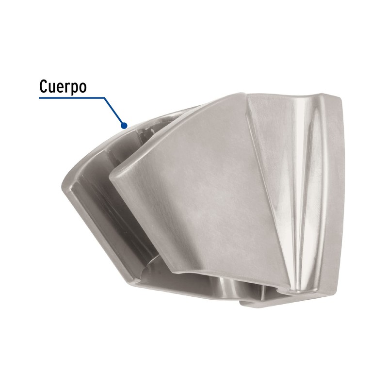 Foset AR-01N, Soporte a pared fabricado en ABS, satín