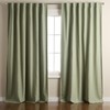 TOWN & COUNTRY LUXE Davos Solid Linen Texture Indoor Curtains,