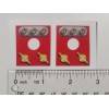 Tonka Fire Pumper Truck Gauge Stickers For Red Painted Trucks