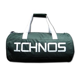 ICHNOS 25l gym sports travel duffle active bag with handles and shoulder strap (Dark Green)