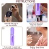 PEIROE 4-Pack Travel Perfume Atomizer Bottles, 5ml Portable Mini Refillable