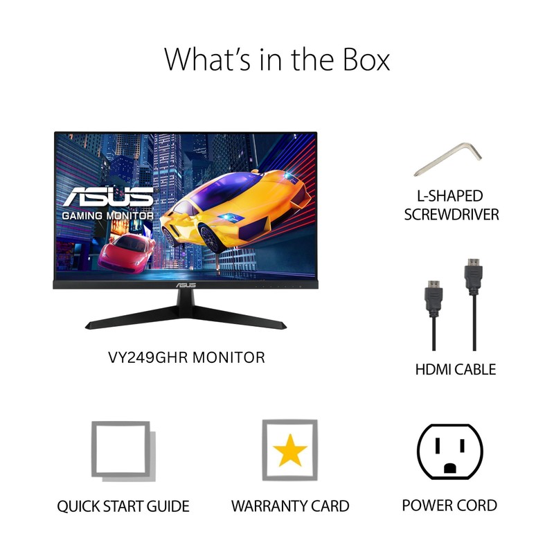 ASUS 24 inch 120Hz Gaming Office Computer Monitor (VY249HGR) -