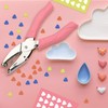 Hole Punch for Paper Crafts-Single Shape Metal Handheld Portable for