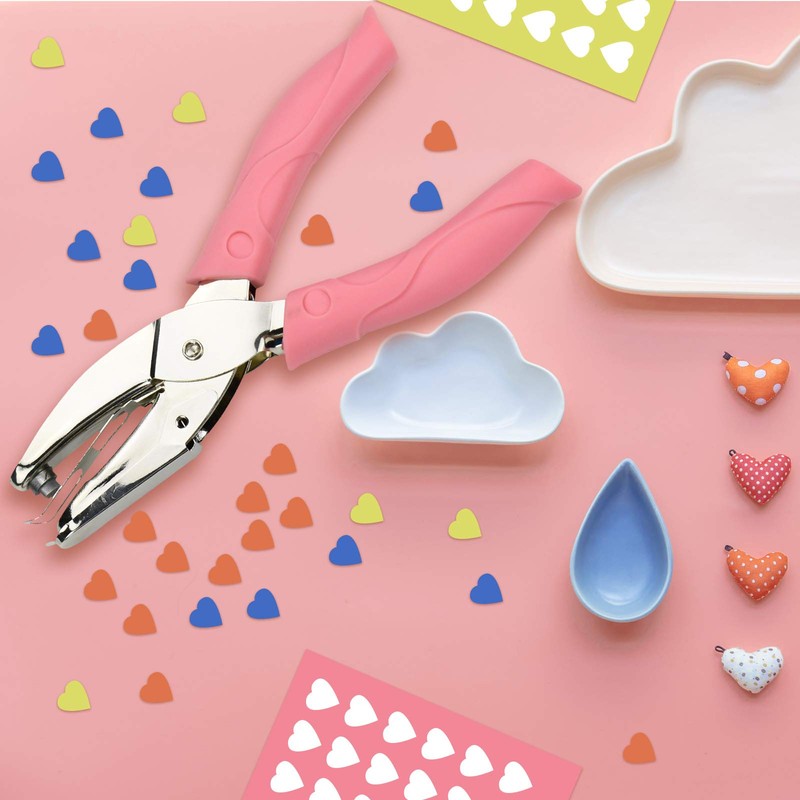 Hole Punch for Paper Crafts-Single Shape Metal Handheld Portable for