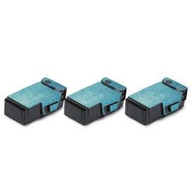 MightySkins Skin Compatible with DJI Mavic Air Drone - Blue Swirls | Battery (3 Pack) | Protective, Durable, and Unique Vinyl Decal wrap Cover | Easy to Apply, Remove | Made in The USA