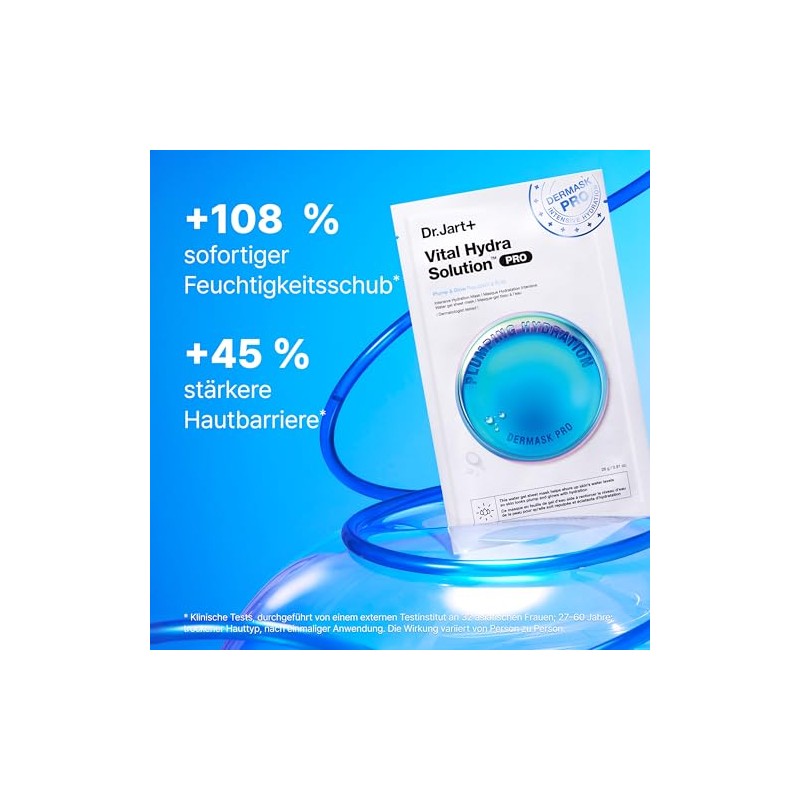 Dr.Jart+ Dermask Vital Hydra Solution Glow Face Mask with Hyaluronic