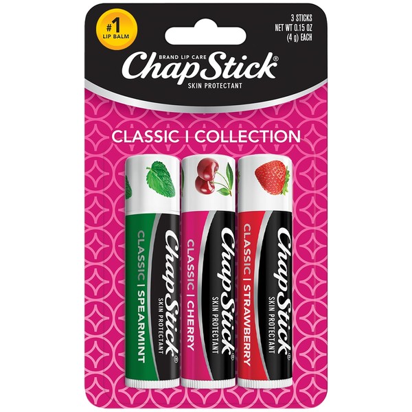 ChapStick ChapStick Lip Care Set, Classic Collection 3-Pack C Spearmint,