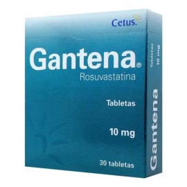 Gantena Tabletas 10 Mg, 30 Tabletas
