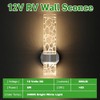 LED 12V RV Wall Sconce with Switch, Decorative Wall Mounted