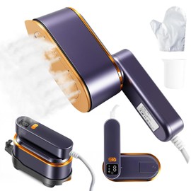 Droyek 2-in-1 Portable Travel Steamer & Iron - Fast Heat and Compact Design