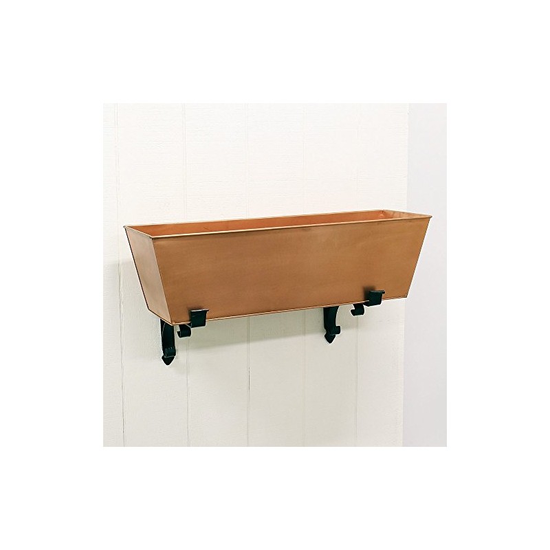 Achla Designs Wrought Iron Scrolls Window Flower Box Bracket