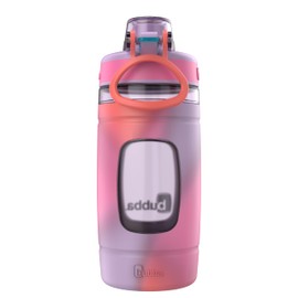 Bubba Kids Flo Silicone Sleeve and Wide Mouth, 16oz. Water Bottle, Medium, Multi, Frost (Tie Dye)