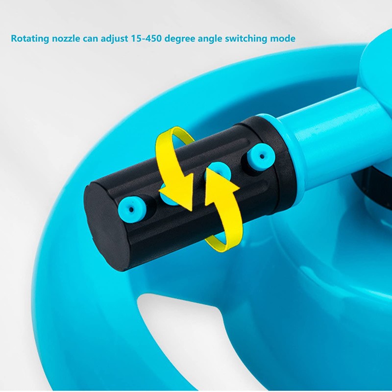 EVTSCAN 360 Degree Automatic Rotating Garden Water Sprinkler, Large Coverage