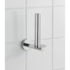 WENKO Ersatzrollenhalter Mod. Bosio Shine, Wandhalter für Toilettenpapier aus Edelstahl,