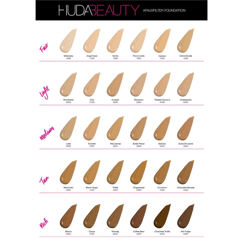 HUDA BEAUTY #FauxFilter Foundation - Chai 210B