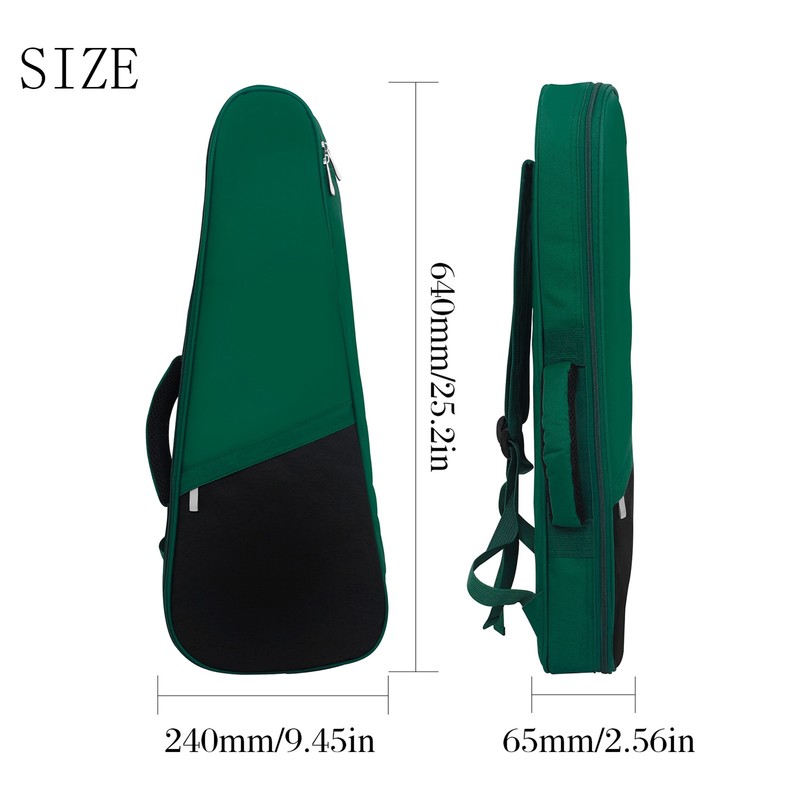 23-inch Ukelele Ukulele Uke Bag Backpack Case Simple Style Cotton