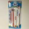 Tek 4 PC Oral Care Kit Travel Set Tounge Cleaner