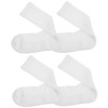 Ipetboom 4Pcs Non Slip Nursing Socks for Men Cotton Calf