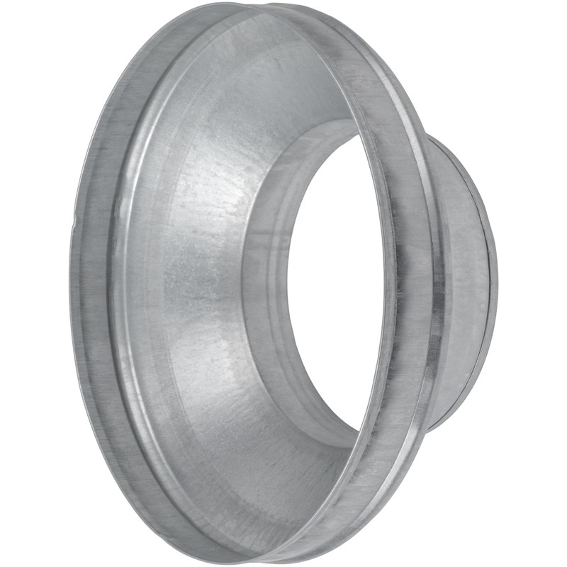 VezoWorks 12" to 8" Inch Duct Pipe Adapter - Galvanized
