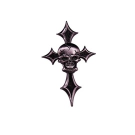Cross Skull Brooch Retro Metal Skull Badge Creative Brooch Hat Backpack Brooches Fashion Jewelry Women Men Gift Accessories