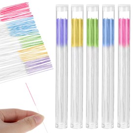 ZEYIYER 300 Pcs Ear Piercing Cleaner Floss, Disposable Earring Hole Cleaner, Piercing Cleaners Floss for Women Men Ears Nose Piercings Care Kit