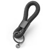 Dinalu Key Pendant Made of Sailing Rope with Black Metal,