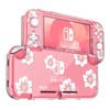 DLseego Sakura White Flower Floral Clear Switch Lite Protective Case