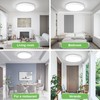 Airand 10.2 Inch Flush Mount Ceiling Light Fixture, 20W LED