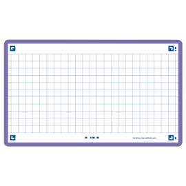 Oxford Flash 2.0 Index Cards A7, Flashcards, 75 x 125 mm, Squared, Purple, 80 Sheets