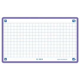 Oxford Flash 2.0 Index Cards A7, Flashcards, 75 x 125 mm, Squared, Purple, 80 Sheets