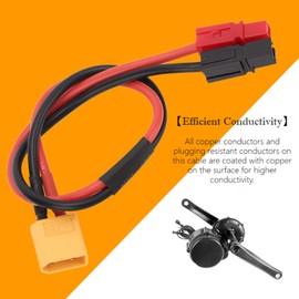 Zunate to Anderson Adapter Cable, Anderson to Connector for BBSHD Center Drive Motor toThe Battery, with Cable