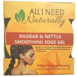 All I Need Naturally Baobab & Nettle Smoothing Edge Gel, 2 Oz,Pack of 2