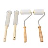 4PCS Honey Extractor Uncapping Needle Roller Wood Handle Honey Uncapper