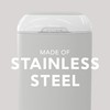 Diaper Genie Platinum Pail (Grey) is Made in Durable Stainless