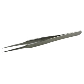 KFI Professional Tweezers, Fine Point, 4.9 inches (125 mm), Made in Japan K-3