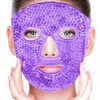 Antifaz de Gel para Cara Frío/Caliente con Respaldo de Felpa