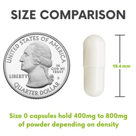 XPRS Nutra Size 0 Empty Capsules - Empty Vegan Capsules - Capsules Express Vegetarian Empty Pill Capsules- DIY Vegetable Capsule Filling- Veggie Pill Capsules Empty Caps (100 Count, White)