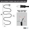 Iron Forge Cable 14 AWG Replacement Power Cord with Open